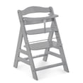 thumbnail image 3 of hauck Alpha+ Grow Along Wooden High Chair w/White Tray & Grey Cushion, 3 of 13