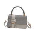 thumbnail image 4 of Bolso de mano para mujer, bolsa de regalo de cumpleaños, bolso informal, portátil, elegante bolso de viaje Gris, 4 of 9