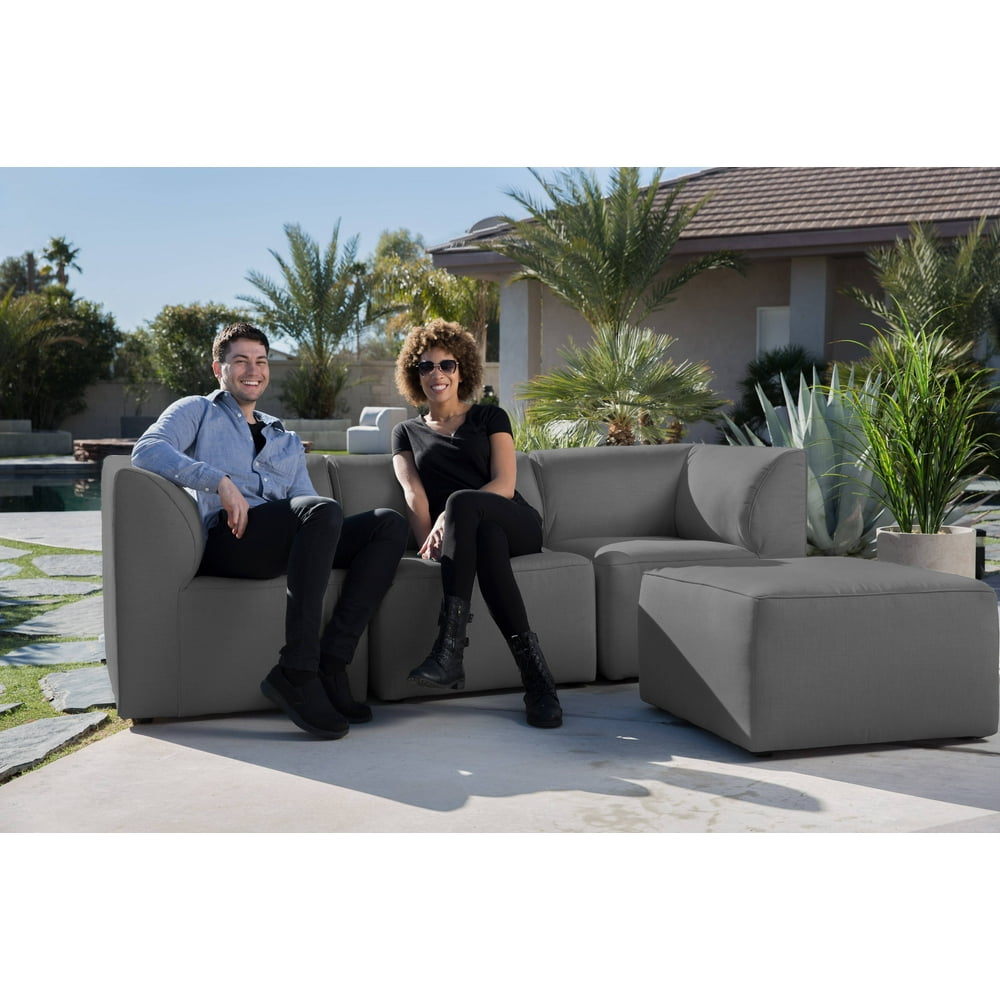 Big Joe Orahh Outdoor Modular, 4 piece Sectional