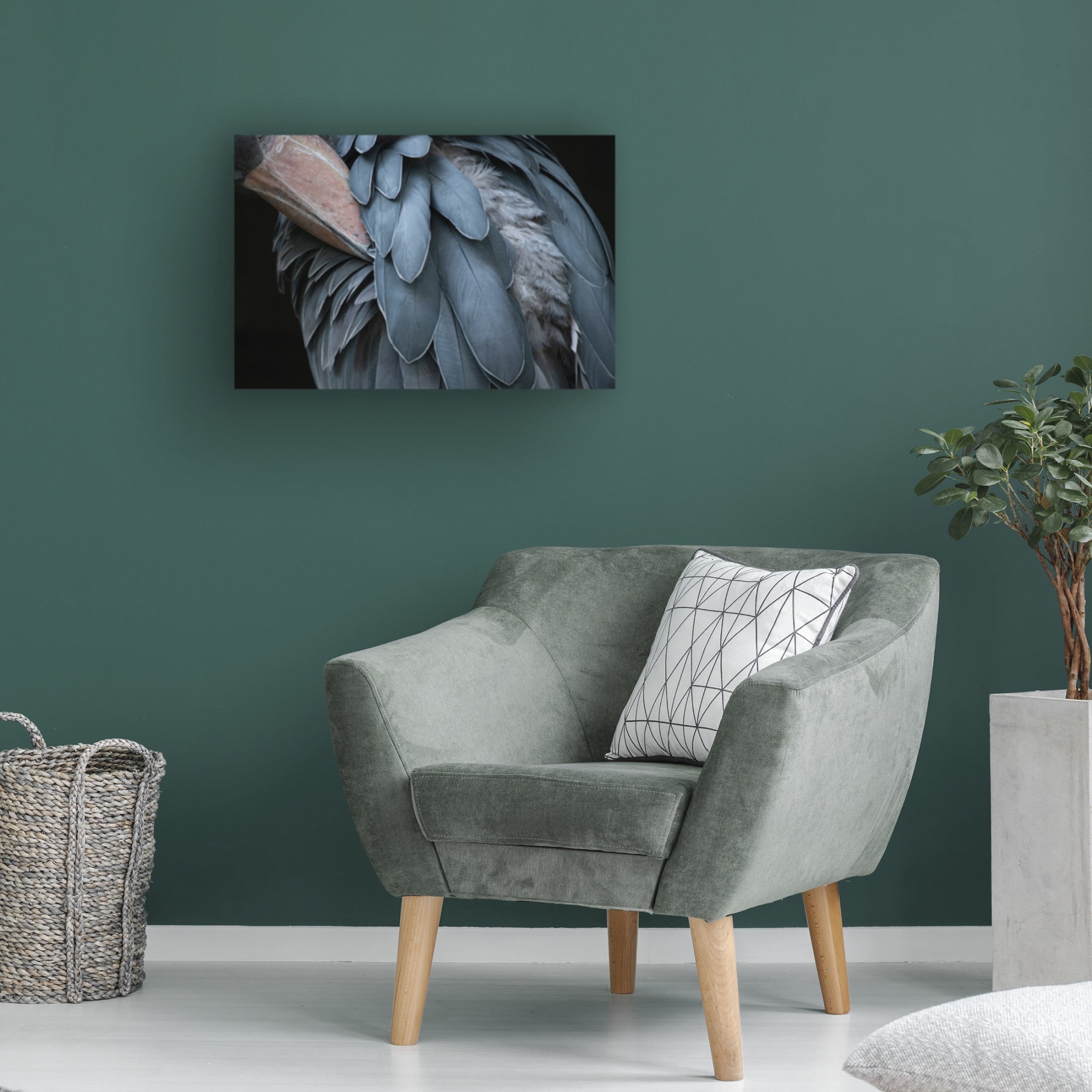 Trademark Fine Art Juri Aoki Feather Canvas Wall Art