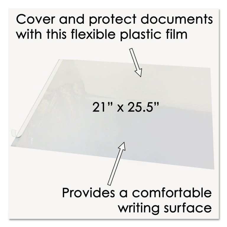 Second Sight Clear Plastic Desk Protector, with Hinged Protector, 25.5 x 21, Clear Second Sight Clear Plastic Desk Protector, with Hinged Protector, 25.5 x 21, Clear