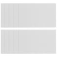 thumbnail image 1 of 10 piezas de láminas de aluminio en blanco para sublimación, placas de aluminio en blanco para transferencia de calor, 1 of 7