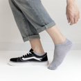 thumbnail image 4 of 2022 Nuevo Negro Y Blanco Gris Tubo Corto Calcetines De Los Hombres Y Las Mujeres color Sólido Tobillopangjing, 4 of 4