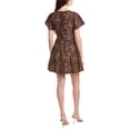 thumbnail image 2 of Adrianna Papell womens  Lace Mini Dress, 10, Brown, 2 of 3