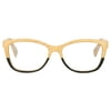 Elton John Pop Specs Reading Glasses - Wood Grain Ambient 3.00, Cat Eye Frame