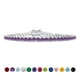 thumbnail image 1 of JeenMata Classic 5.5 TCW Corte redondo Febrero - Amatista - Pulsera de tenis con piedra natal Diseño de eternidad - Chapado en oro blanco, Mujer, Adulto, 1 of 6