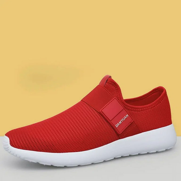 Walmart store red sneakers