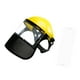 thumbnail image 3 of Protector facial transparente Equipo de protección ligero para tareas de paisajismo Jardinería Amarillo, 3 of 8
