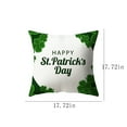 thumbnail image 3 of PEONAVET St Patricks Day Pillow Covers ,18"x18" Green Irish Plaid Holiday Spring Throw Pillow Covers Cushion Case Hidden Zipper Design for St Patrick's Decoration Home Bed Sofa, 3 of 7