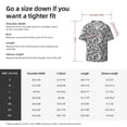 thumbnail image 5 of Goofa Weave Geometric Printed Men's Casual Short-sleeved Shirt,Lightweight Breathable Button-down,Summer Casual men's top,Versatile Fashion shirt-Large, 5 of 7