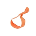 thumbnail image 2 of Hair Ring Seamless High Elasticity Knotted Adjustable Ponytail Holder Colorful Hairs Rope Scrunchies Accessories Multi Color Orange, 2 of 7