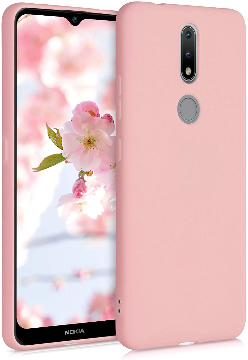 Case Soft Slim Smooth Flexible Protective Phone Cover Metallic Rose Gold kwmobile TPU Case Compatible with OnePlus 3 3T 