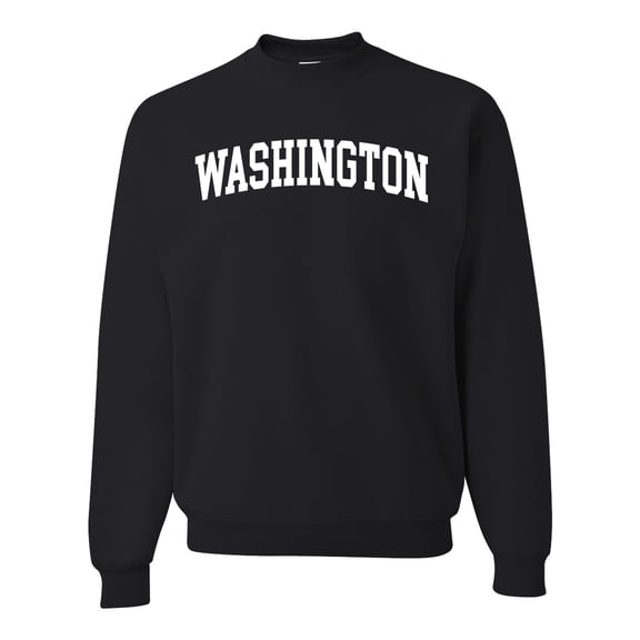 Wild Bobby State of Washington College Style Unisex Crewneck Sweatshirt