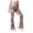 e-426Grey92, variant on ANINEO Women's High Waist Water Ripple Print Yoga Pants Flared Casual Bell Bottoms With Stretch Comfort Classic Daily Female Trousers