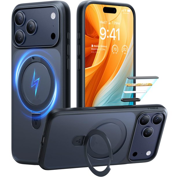 Funda magnética TORRAS Ostand para iPhone 17 Pro de 6,3"