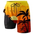 thumbnail image 3 of Men's Swim Trunks 5 Inch Inseam Gradient Mens Bathing Suits Loose Mens Swimsuit Swim Trunks Men Summer Beach Comfy Swimming Shorts for Men, 3 of 4