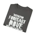 thumbnail image 3 of Humorous Hunting With A Bit Of Drinking Gag Gift Funny Wine Enthusiast Huntress Men Women Unisex Garment-Dyed T-shirt, 3 of 4