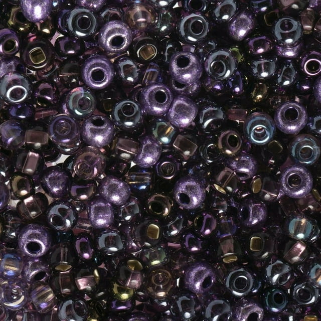CHOK Perle John Perles de Rocaille en Verre Tchèque 6/0 (23 g) Mélange de Récolte de Café Perle pour Fabrication de Bijoux