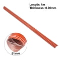 thumbnail image 3 of 1pcs Universal Silicone Heat Resistant Exhaust Pipe Flexible Intake Hose Inner Diameter 51mm Length 1m Red, 3 of 6