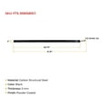 thumbnail image 2 of 56-3/4" Fuel Tank Strap for IHC International OEM 3590583C1, EE44004211 Steel Fuel Tank Strap Replaces Automann Part Number - M203583, 2 of 7