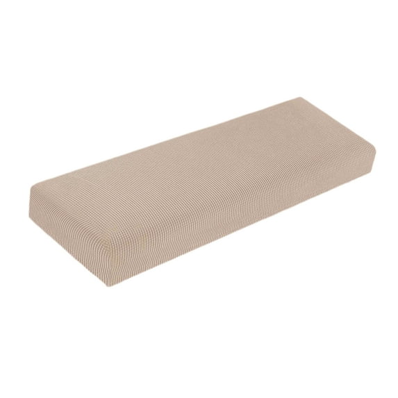 Dining Room Bench Covers - Upholstered Bench Slipcover Removable Washable Bench Seat - Khaki