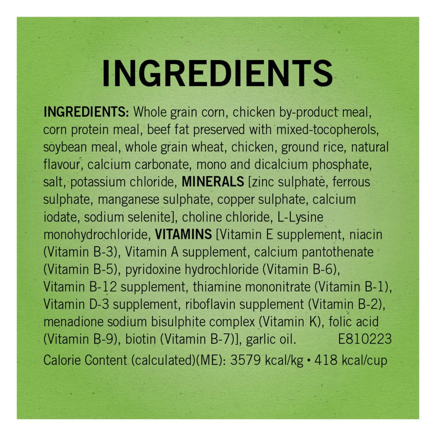 Purina Dog Chow Natural with Farm-Raised Chicken, Dry Dog Food 19.3 kg, 19.3 kg