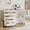 White, variant on Folding Sewing Machine Table, MDF Craft Cabinet with Lockable Wheels, Multipurpose Sewing Desk with Storage Trays Pegs for Small Spaces