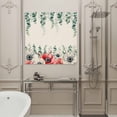 thumbnail image 5 of White Red Flower Framed Canvas Wall Art, Green Eucalyptus Leaf Vintage Linen Farm Plant Wall Art Painting for Living Room Bedroom Home Decor, 16”x16”, Office Artwork Print, 5 of 9