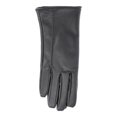 thumbnail image 2 of Time and Tru Women's Faux Leather Winter Gloves with Side Stitching, L/XL, Black, 2 of 3