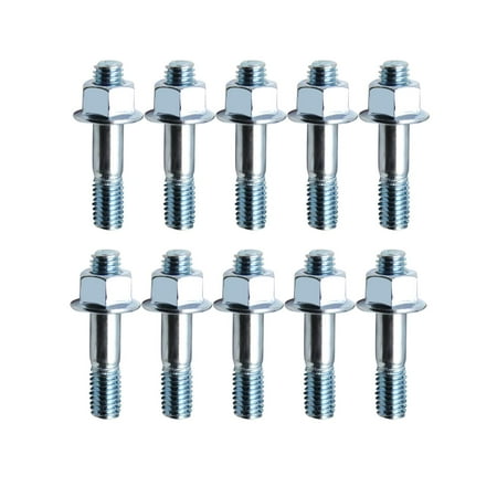 

10Pcs Chain Saw Bar Studs Nut Set Double Head Screws 52/58 Chain Saw Parts Bar Screws Nuts Chain Saw Parts Replacement