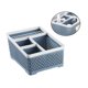 thumbnail image 1 of Toystoory Caja de almacenamiento de cosméticos de escritorio de plástico, soporte organizador de papelería para estudiantes de oficina de mimbre de Almacenamiento y organización del hogar Azul Toystoory HA000853-03B, 1 of 6