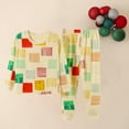 thumbnail image 6 of Cethrio Kids Girls Pajama Sets, Cotton 2 Piece Soft Fall Winter Sleepwear Yellow Size 3-4 T, 6 of 6