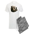 thumbnail image 1 of CafePress - Brown Bottom Bear Cub Playful Fuzzy Wuzzy Men's Li - Men's Light Pajamas, 1 of 1