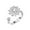 B, variant on Rotatable Ring Classic Ring Fashion Jewelry Light Feeling Design Ring Shiny Ring Rings for Men Set Sizable Rings Pack of Rings for Women Non Rusting Rings Glans Rings Ring Lot Ring Packs Rings for