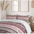 thumbnail image 6 of Ambesonne Zambia Duvet Cover Sets, Antique Traditional Boho, 2-King, Dried Rose Yellow, 6 of 7