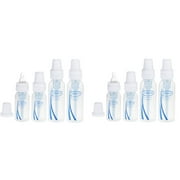 Dr. Browns Bottles 4 Pack (2 - 8 oz bottles) and (2 - 4 oz bottles) (Pack of 2) + Makeup Blender Stick, 12 Pcs