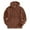 Brown, variant on Fleece Hoodies for Men Hooded Sweatshirt Winter Warm Pullover Casual Hoody Coats Drawstring Outwears Workout Gym Sports Outdoor Sportwear Pyjamas with Pockets