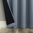 thumbnail image 6 of Sun Zero Oslo Extreme 100% Blackout Grommet Curtain Panel, 52"X84", Denim Blue, 1-Piece Single Panel, 6 of 10