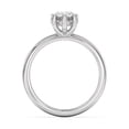 thumbnail image 3 of Golden Jewel 14K White Gold Plated 2.3 Ct Pear Cut Moissanite Hidden Halo Engagement Ring - Moissanite - Hidden Halo Design - Beautiful Gift for Her - Perfect for Engagement, 3 of 3
