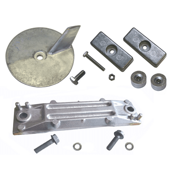 Aluminum Anode Kit For Honda 40-50 HP Replaces 8m6008008A, 06411-ZV5-000,41107-ZV5-000A