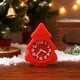 thumbnail image 4 of Despertador con forma de árbol de Navidad | Reloj digital de cuarzo con escaneo silencioso | Decoración navideña para escritorio y mesita de noche | Plástico rojo y verde | 14,5 x 10,9 cm, 4 of 5