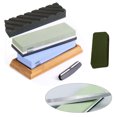 thumbnail image 5 of Miumaeov Whetstone Sharpening Stone Set 400/1000 3,000/8,000 Grit Double-Sided Grinding Stone Whetstone with Black Trim for Household Kitchen Knife Dark Knife Stone Sushi Knife, 5 of 10