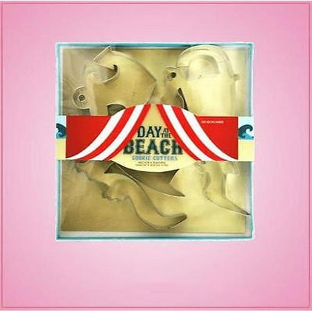 Beach Themed Cookie - Day At The Beach Cookie Cutter Set