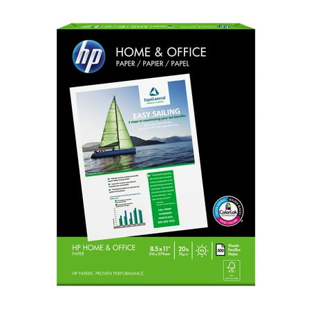 HP Home & Office Paper, 8.5 x 11In,20lb,92 Bright,300 Sheets (200300R)