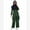 Green, variant on IDOPIP Muslim Abaya Dress for Women Long Sleeve Maxi Modest Dresses Middle East Islamic Arabian Robe