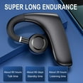 thumbnail image 5 of Single Ear Wireless Bluetooth Earphones Bluetooth 5.2 LED Display Conduction Stereo Headset Sports Driving Earpiece Earbuds with Mic, Bluetooth Headset, 5 of 5