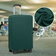 thumbnail image 4 of Uxcell Luggage Cover Protector for Travel and Business Trips with Elastic Design for Travel Business 19-21 inch Dark Green, 4 of 7