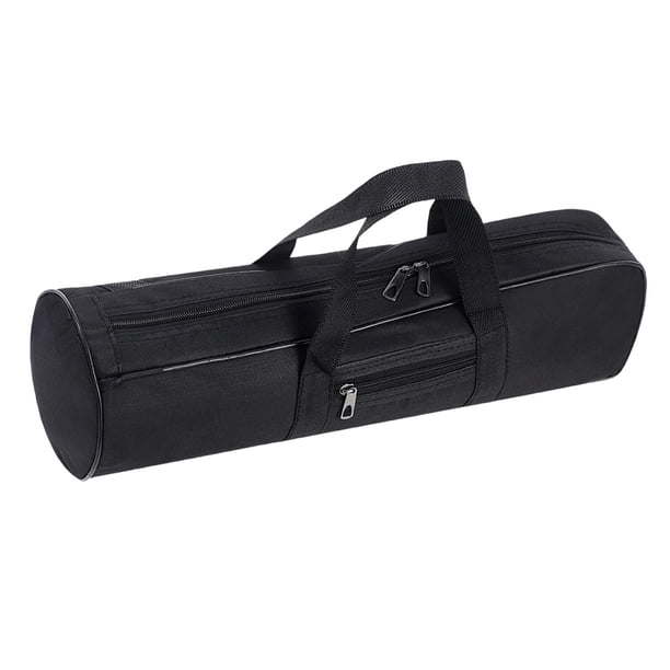 Estuche de transporte para trompeta, bolsa de almacenamiento para instrumentos, accesorios, estuche protector impermeable y ligero de tela Oxford