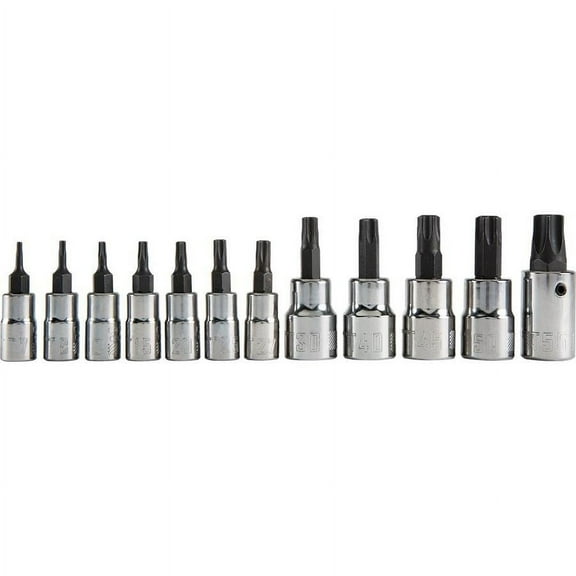 Craftsman Tools 12-Piece 1/4-in; 3/8-in Drive Torx Driver Socket Set