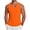 Orange, variant on JTSRKL Crewneck Curved Hem Tank Tops for Men UPF Sun Protection Quick Dry Shirts Muscle Fit Gym Training Summer Sleeveless Tops